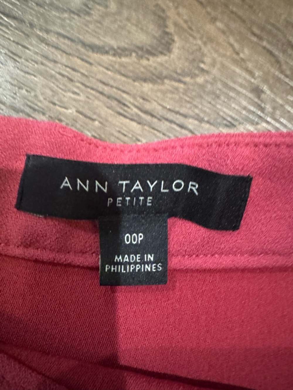 Ann Taylor Rose Pink High-Low Wrap Skirt - Picture 2 of 3